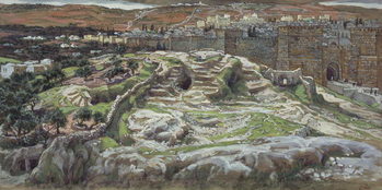 Reproducción de arte Golgotha and the Holy Sepulchre in our Lord's Time, illustration for 'The Life of Christ', c.1886-94