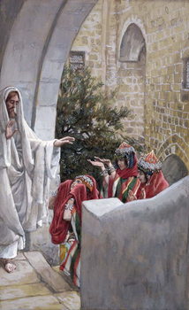 Reproducción de arte Healing of the Canaanite's Daughter, illustration for 'The Life of Christ', c.1886-94
