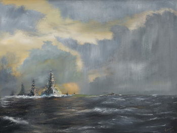 Japanese fleet in Pacific 1942, 2013, Reproduction de Tableau