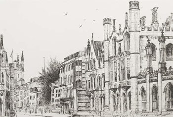 Reproducción de arte Kings College, Cambridge, 2007,