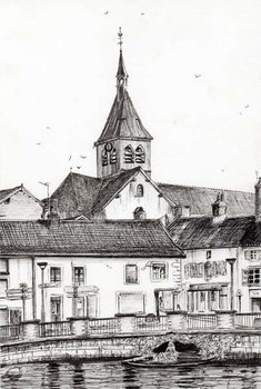 Reproducción de arte Laignes France, 2007,