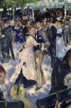 Le Moulin de la Galette, detail of the dancers, 1876 Reproduction de Tableau