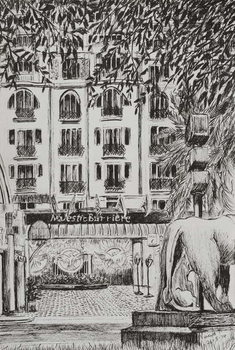 Reproducción de arte Majestic Cannes Film festival Fashion TV entrance, 2014,