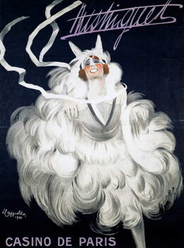 Reproducción de arte Mistinguett (1872-1956) at Casino de Paris, 1920, poster illustrated by Leonetto Cappiello , France, 20th century