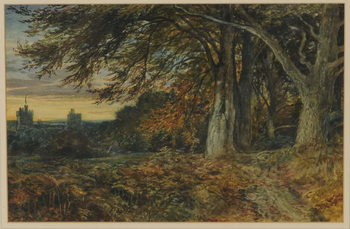 Reproducción de arte Naworth Castle, 1840-45