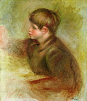 Reproducción de arte Portrait of Coco painting, c.1910-12