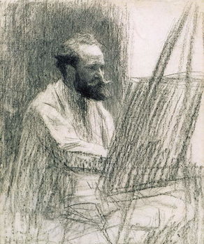 Reproducción de arte Portrait of Edouard Manet (1832-83) at his Easel