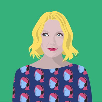 Reproducción de arte Portrait of Lauren Laverne