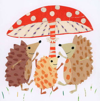 Reproducción de arte Prancing Prickles ,2016, collage