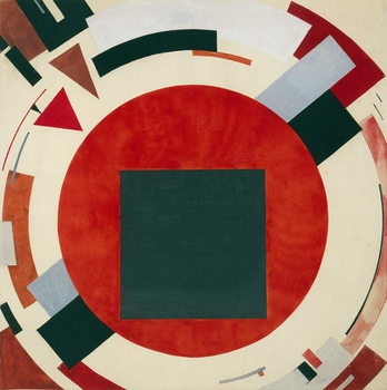 Reproducción de arte Proun, circa 1922, El Lissitzky