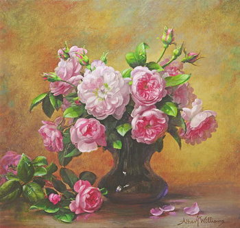 Roses of Sweet Scent and Velvet Touch Reproduction de Tableau