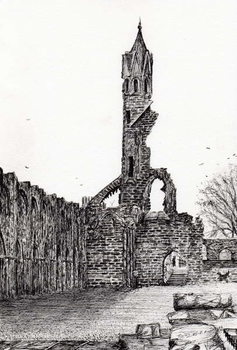 Reproducción de arte Ruin at St.Andrews, 2006,