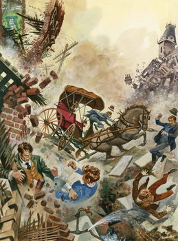 Reproducción de arte San Francisco earthquake, 1906