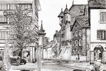 Reproducción de arte Sierre Switzerland, 2012,