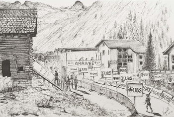 Reproducción de arte Sierre to Zinal Mountain Race, The Finish, 2009,