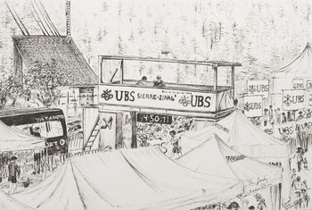 Reproducción de arte Sierre to Zinal Mountain Race, The Finish 2012.