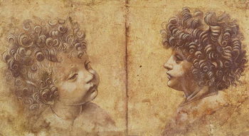 Study of a child's head Reproduction de Tableau