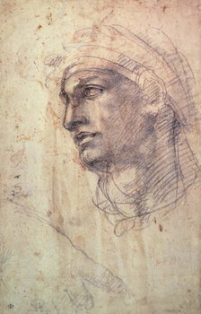 Study of a Head Reproduction de Tableau