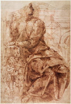 Study of Sibyl Reproduction de Tableau