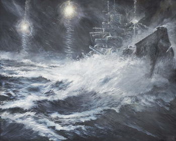 Reproducción de arte Surprised By Starshell Scharnhorst at North Cape, 2008,