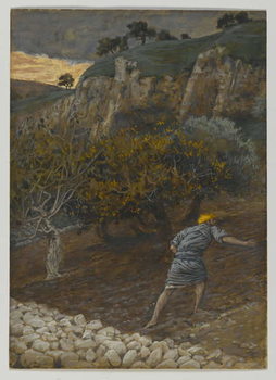 Reproducción de arte The Enemy Who Sows, illustration from 'The Life of Our Lord Jesus Christ'