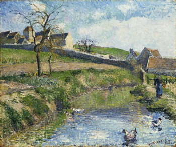 Reproducción de arte The Farm at Osny, 1883