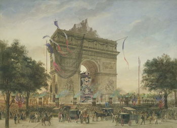Reproducción de arte The Funeral of Victor Hugo (1802-85) 1885