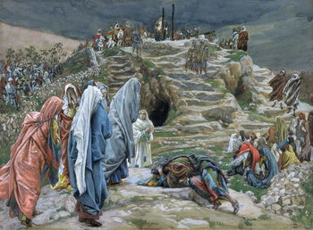 Reproducción de arte The Holy Women Stand Far Off Beholding What is Done, illustration for 'The Life of Christ', c.1886-94