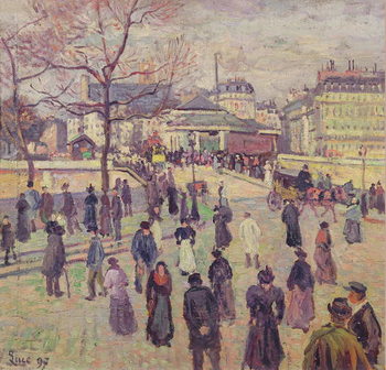 Reproducción de arte The Pont de l'Archeveche, 1897