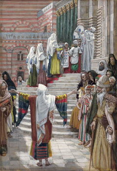 The Presentation of Christ in the Temple, illustration for 'The Life of Christ', c.1886-94 Reproduction de Tableau