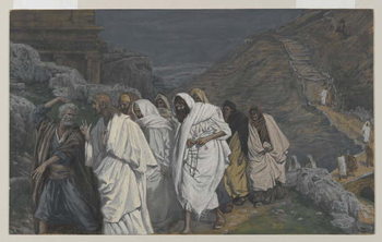 Reproducción de arte The Protestations of Saint Peter, illustration from 'The Life of Our Lord Jesus Christ', 1886-94