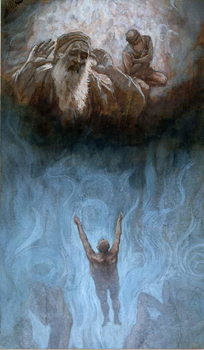 Reproducción de arte The Rich Man in Hell, illustration for 'The Life of Christ', c.1886-94