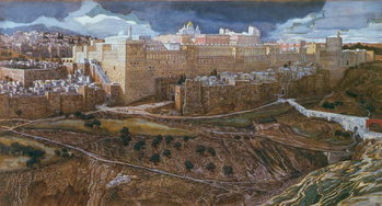 Reproducción de arte The Temple of Herod in our Lord's Time, c.1886-96 (gouache on paperboard)