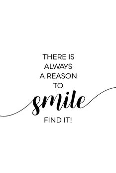 Ilustración THERE IS ALWAYS A REASON TO SMILE