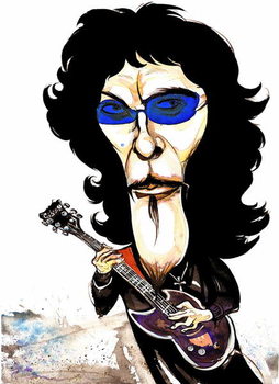Reproducción de arte Tommy Iommi - caricature
