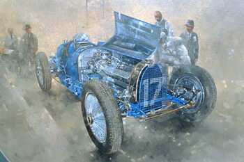Reproducción de arte Type 59 Grand Prix Bugatti, 1997