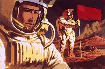 Reproducción de arte Unidentified cosmonauts