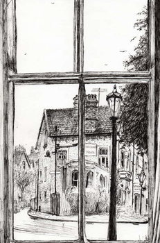 Reproducción de arte View from Old Hall Hotel Buxton, 2009,