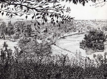View from Richmond Hill London, 2004, Reproduction de Tableau