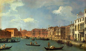 Reproducción de arte View of the Canal of Santa Chiara, Venice