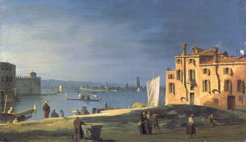 Reproducción de arte View of Venice