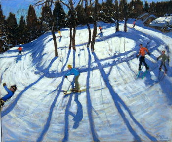 Reproducción de arte Winding Trail, Morzine
