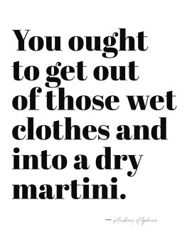 Ilustración you ought to get out of those wet clothes