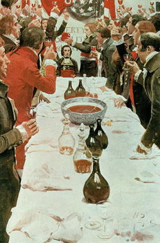 Reproducción de arte A Banquet to Genet, illustration from 'Washington and the French Craze of '93' by John Bach McMaster, pub. in Harper's Magazine, 1897