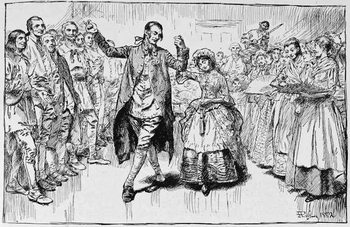 Reproducción de arte A Kentucky Wedding, illustration from 'Building the Nation' by Charles Carleton Coffin, 1883