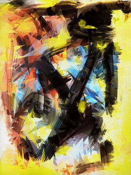 A little chaos, 2018, Reproduction de Tableau