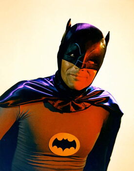 Konstfotografering Adam West, Batman TV 1966-1968