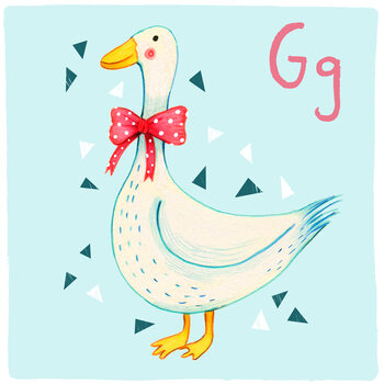 Illustration Alphabet - Goose