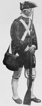 Reproducción de arte An English Soldier, from the Mural Decoration, Hudson County Court House, Jersey City, New Jersey