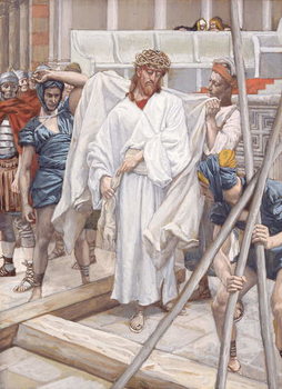 Reproducción de arte And They Put Him in His Own Raiment, illustration for 'The Life of Christ', c.1886-94